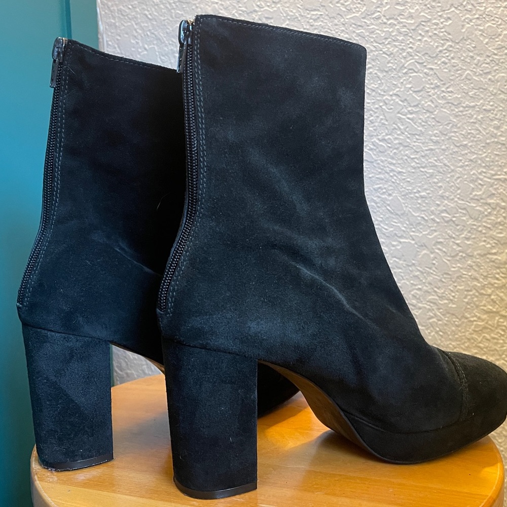 Free People Black Suede Boots - Picture 4 of 15